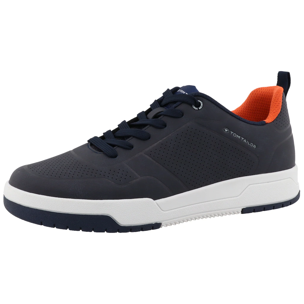 TOM TAILOR Plateausneaker Freizeitschuh Halbschuh Schnürschuh mit Lochmuster bestellen