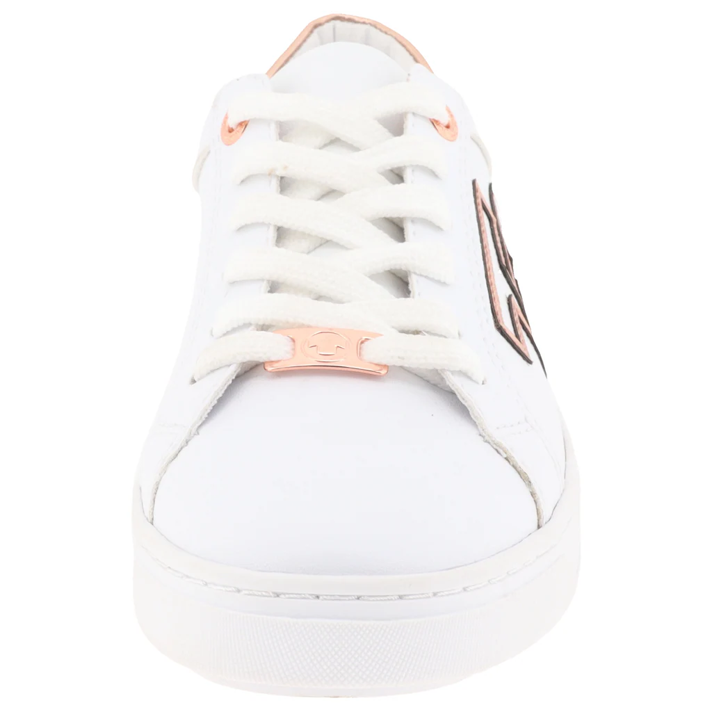 TOM TAILOR Plateausneaker Kontrastbesatz In Metallicoptik Freizeitschuh Halbschuh Schnürschuh Online Kaufen