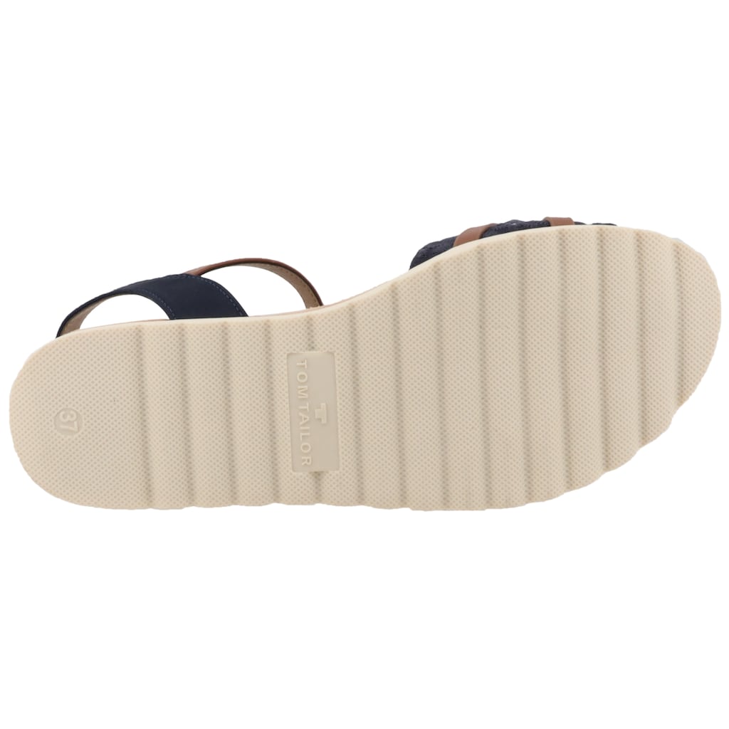 TOM TAILOR Riemchensandale Sommerschuh Riemchensandale Sandalette Mit T-Riemen