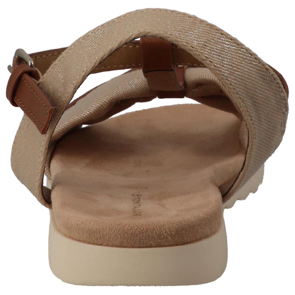 TOM TAILOR Riemchensandale Sommerschuh Sandalette Flats Mit Verstellbarer Schnalle