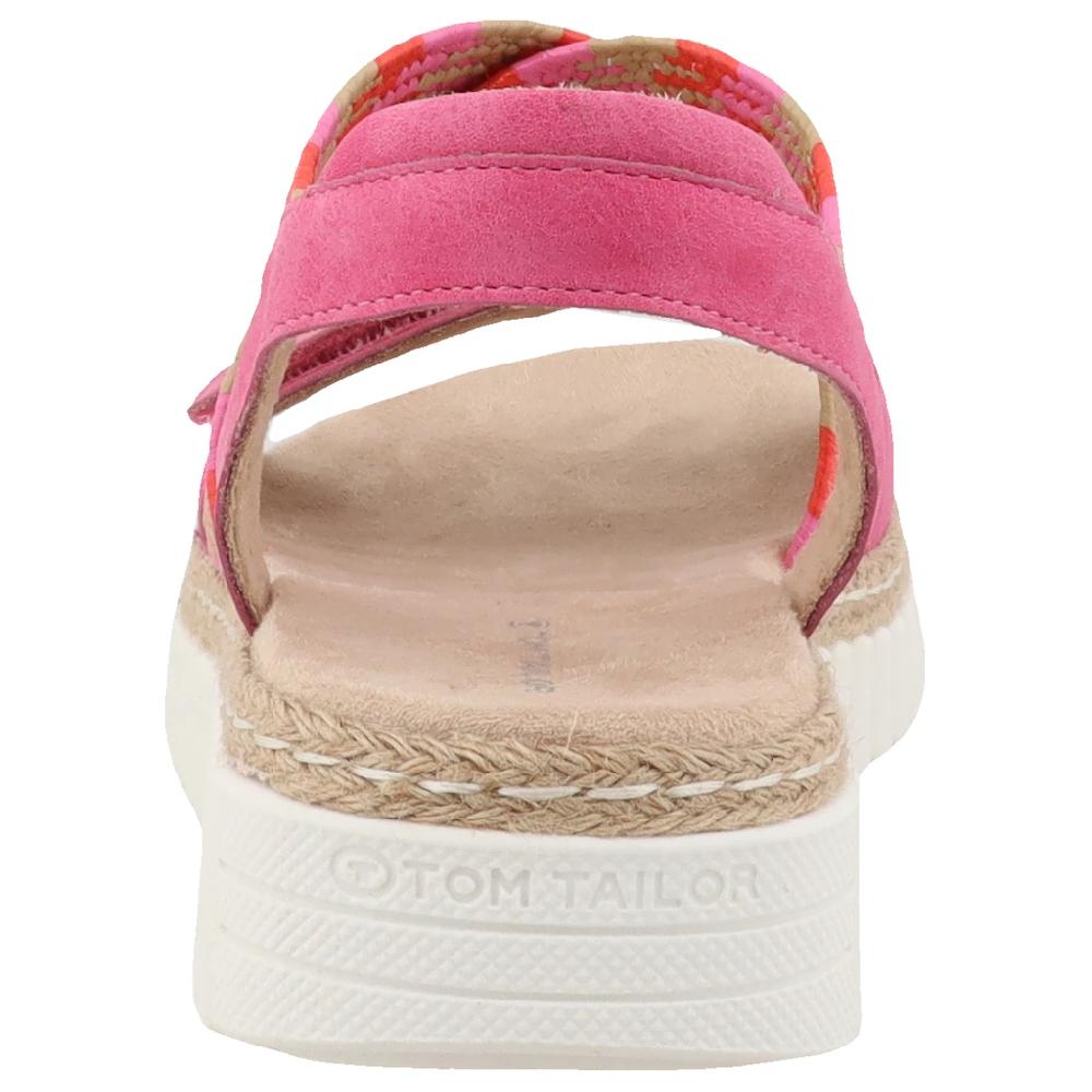 TOM TAILOR Sandalette Plateau Riemchensandale Klettverschluss Für Leichtes Anziehen