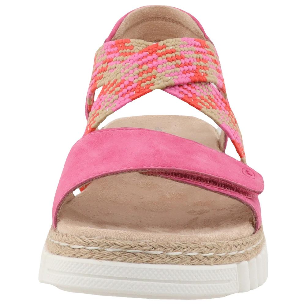 TOM TAILOR Sandalette Plateau Riemchensandale Klettverschluss Für Leichtes Anziehen