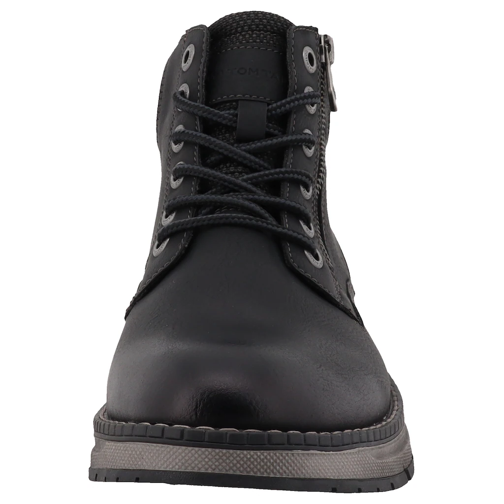 TOM TAILOR Schnürboots Herbstmode Outdoorschuh Mit Gepolstertem Schaftrand Online Bestellen