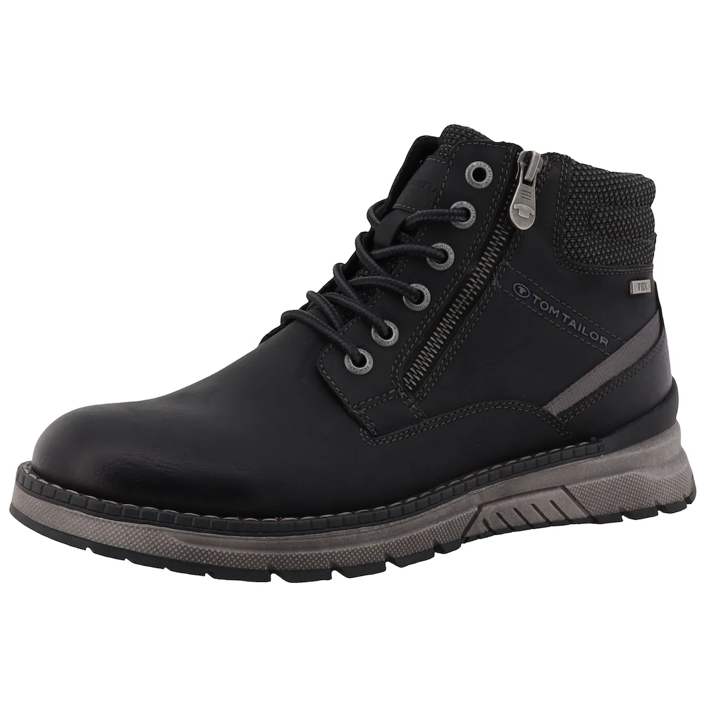 TOM TAILOR Schnürboots Herbstmode Outdoorschuh mit gepolstertem Schaftrand online bestellen