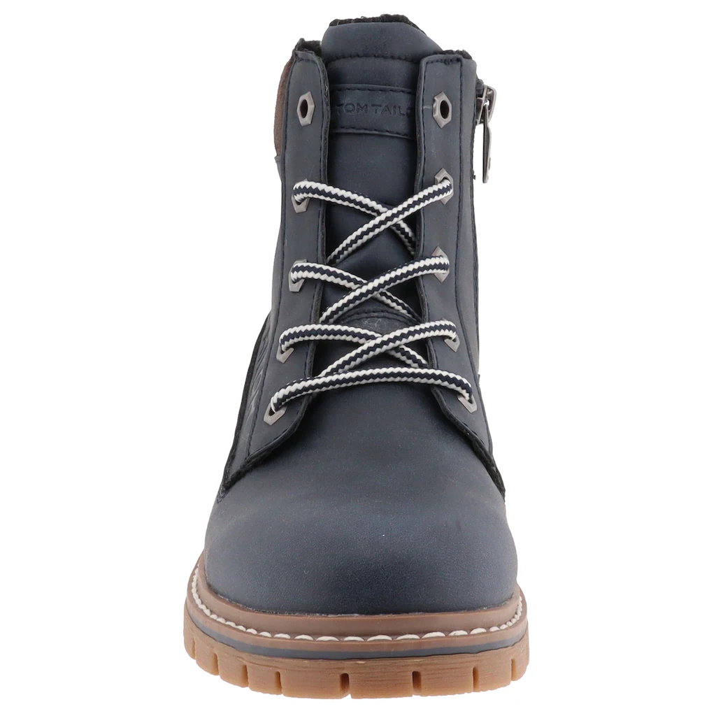 TOM TAILOR Schnürboots Mit Gepolstertem Schaftrand; Komfortweite G Bestellen