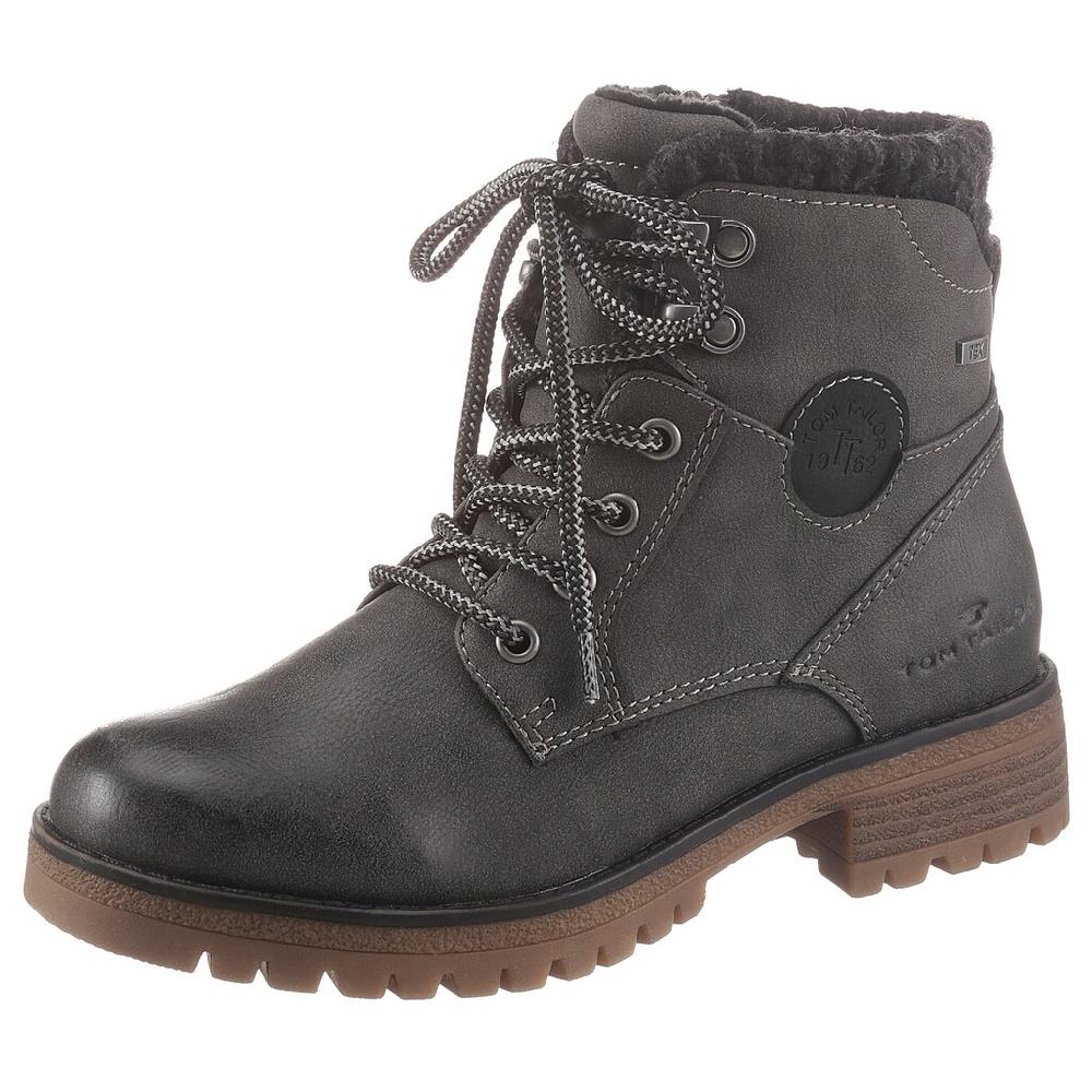 TOM TAILOR Schnürboots mit Strickkragen online kaufen