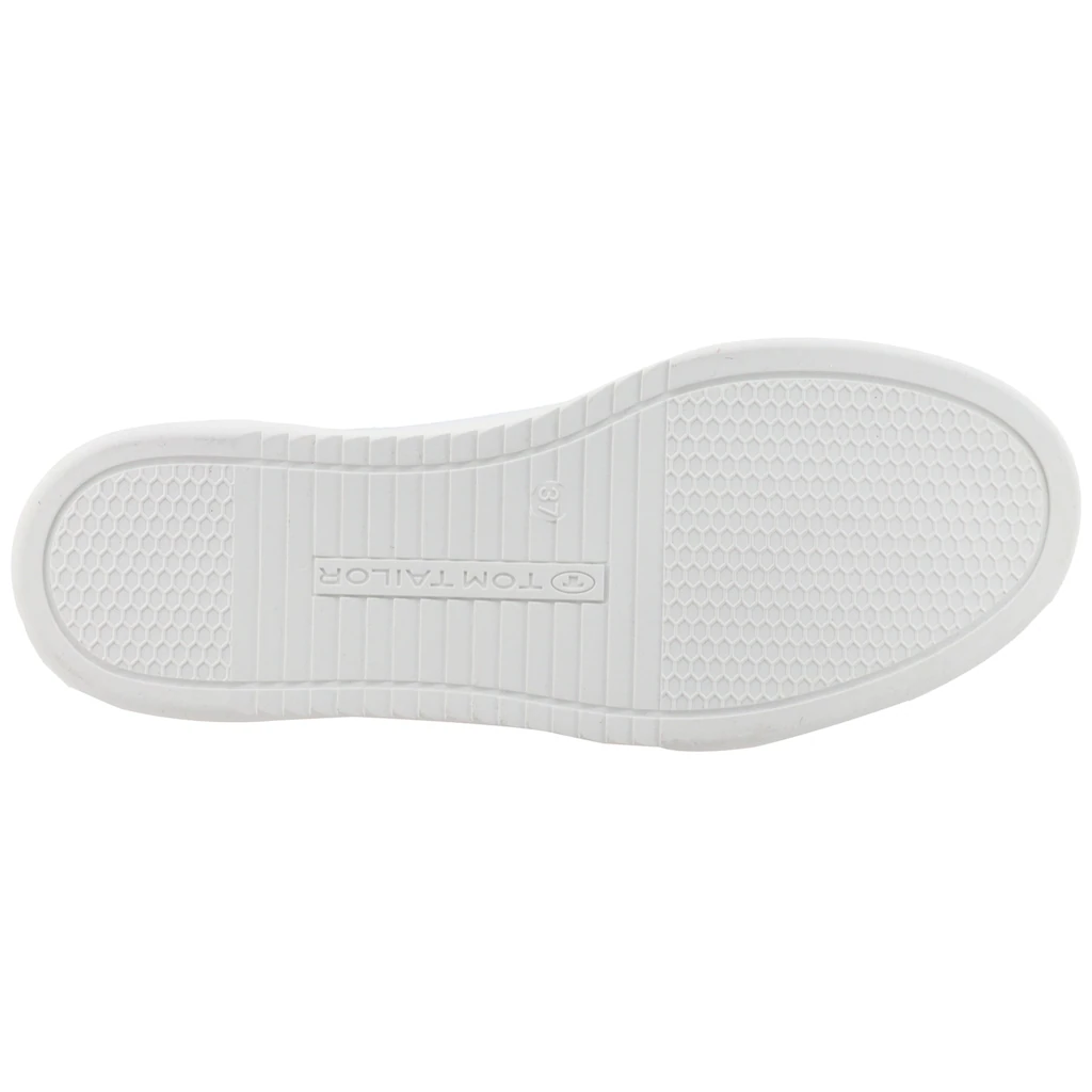 TOM TAILOR Sneaker Freizeitschuh Halbschuh Schnürschuh Kontrastbesatz An Der Ferse Online Kaufen