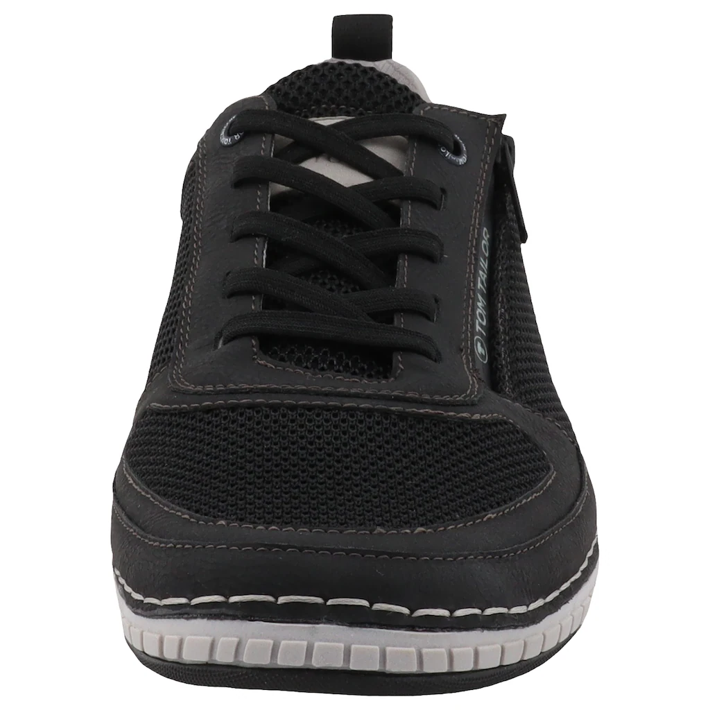 TOM TAILOR Sneaker Freizeitschuh Halbschuh Schnürschuh Mit Kontrast-Rahmennaht Online Kaufen