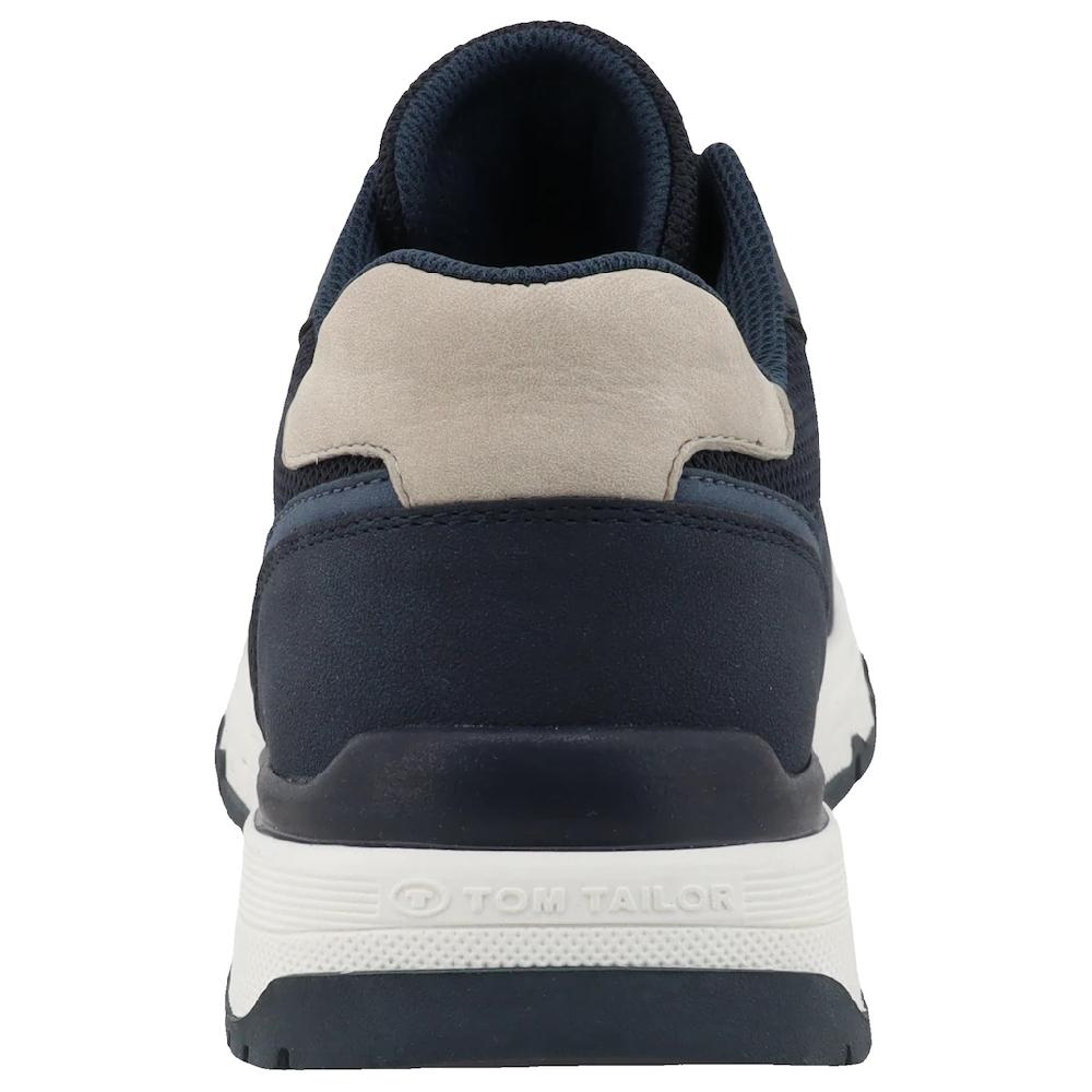 TOM TAILOR Sneaker Freizeitschuh Halbschuh Schnürschuh Mit Kontrastbesatz