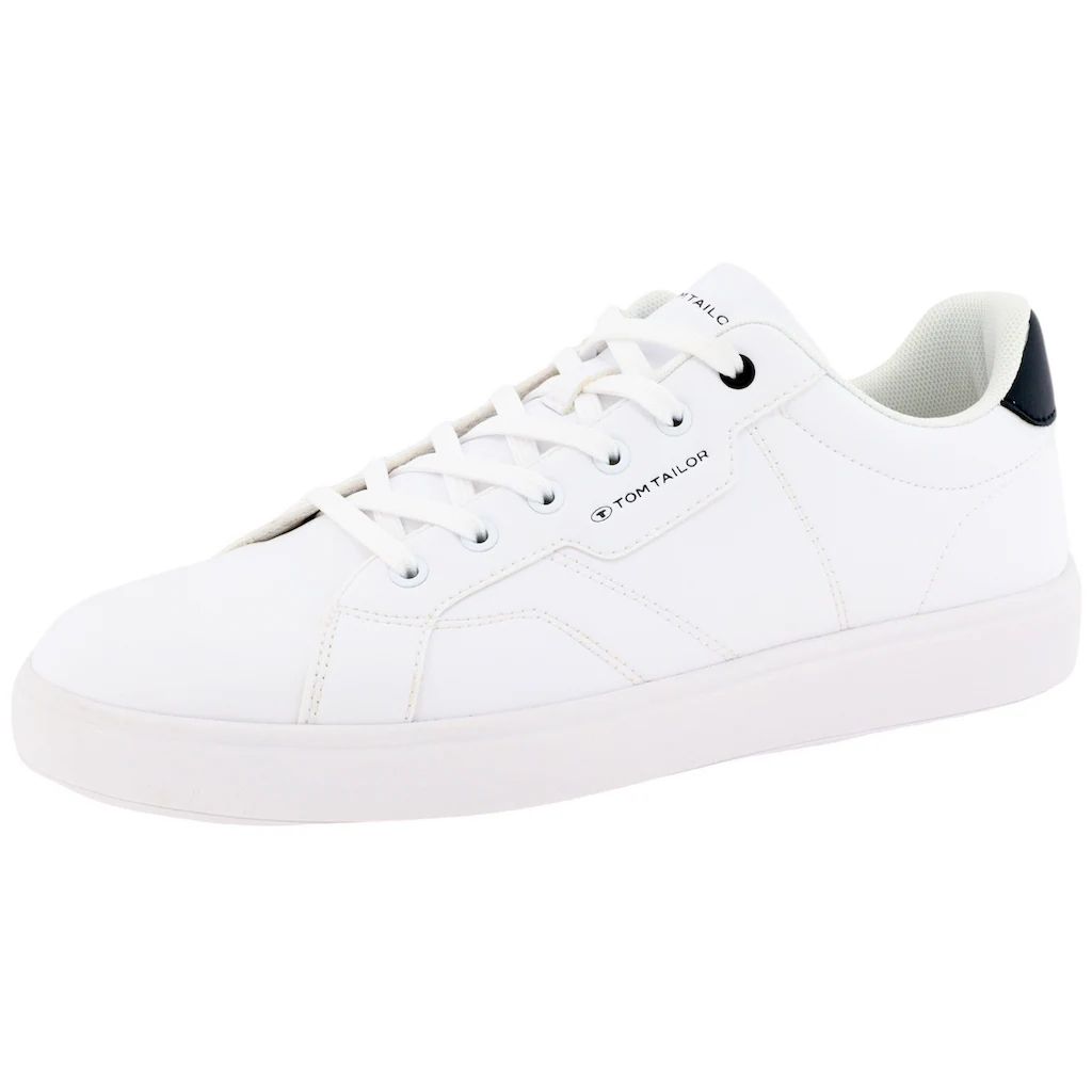 TOM TAILOR Sneaker Kontrastbesatz an der Ferse Freizeitschuh Halbschuh Schnürschuh ▷ für