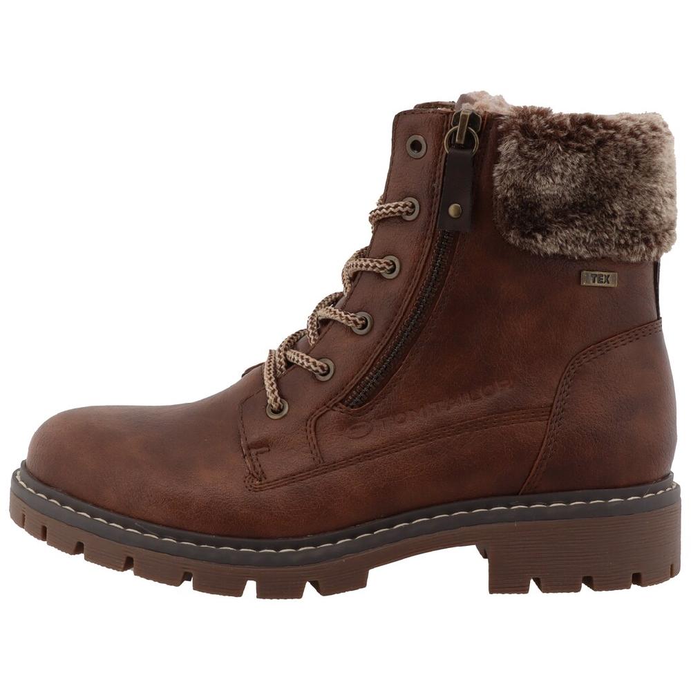 TOM TAILOR Winterboots Blockabsatz Winterstiefelette Schnürboots In Bequemer Form ▷ Für