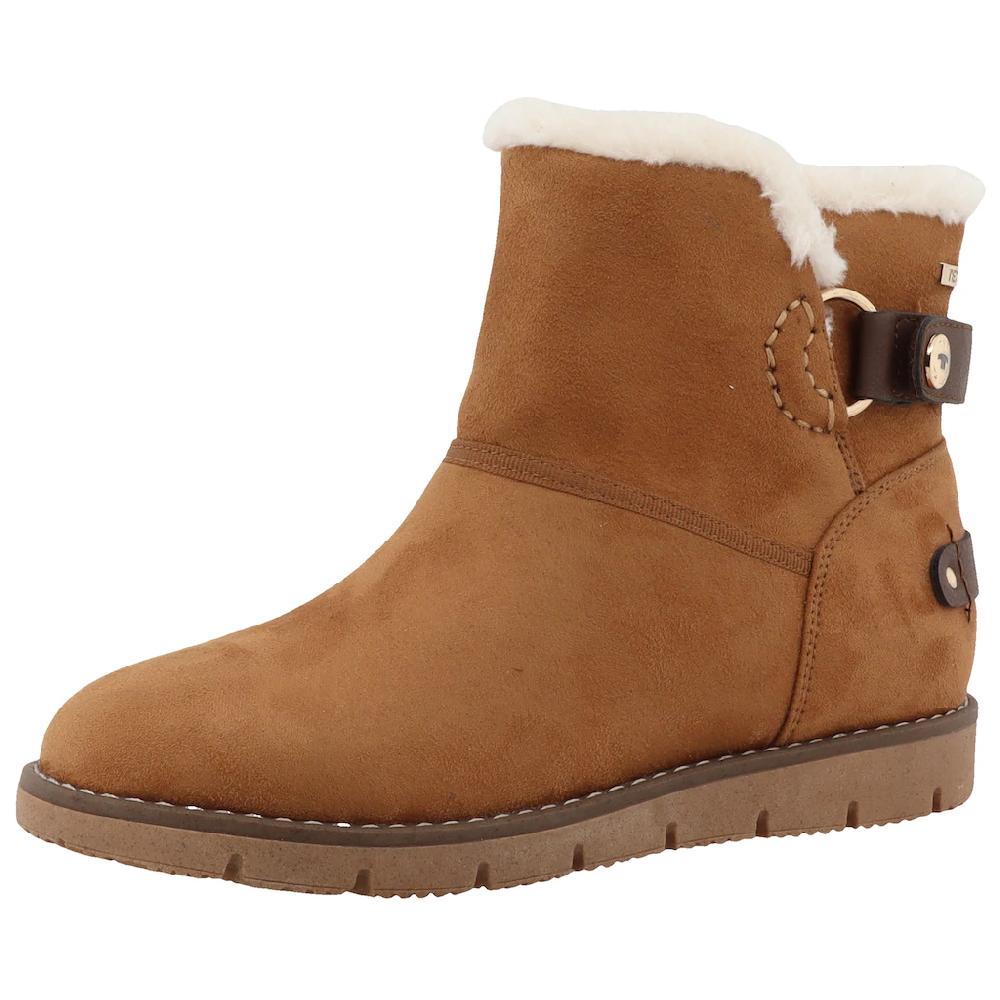 TOM TAILOR Winterboots Keilabsatz Schlupfboots Ankleboots Zierriegel mit Klettverschluss online kaufen