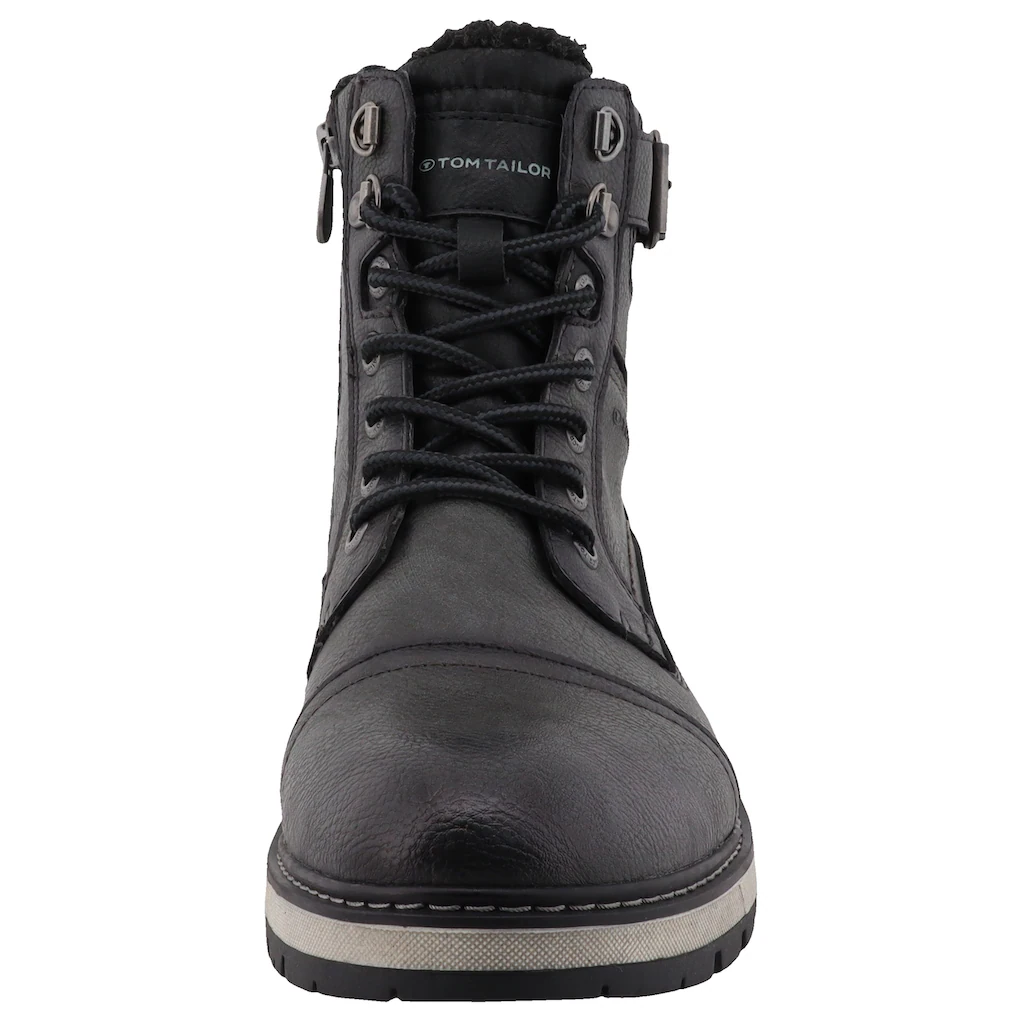TOM TAILOR Winterboots Outdoorschuh Winterstiefel Schnürboots Mit TEX-Membran Weite G Online Kaufen