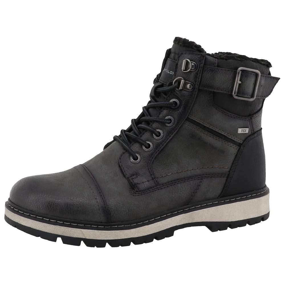 TOM TAILOR Winterboots Outdoorschuh Winterstiefel Schnürboots mit TEX-Membran Weite G online kaufen