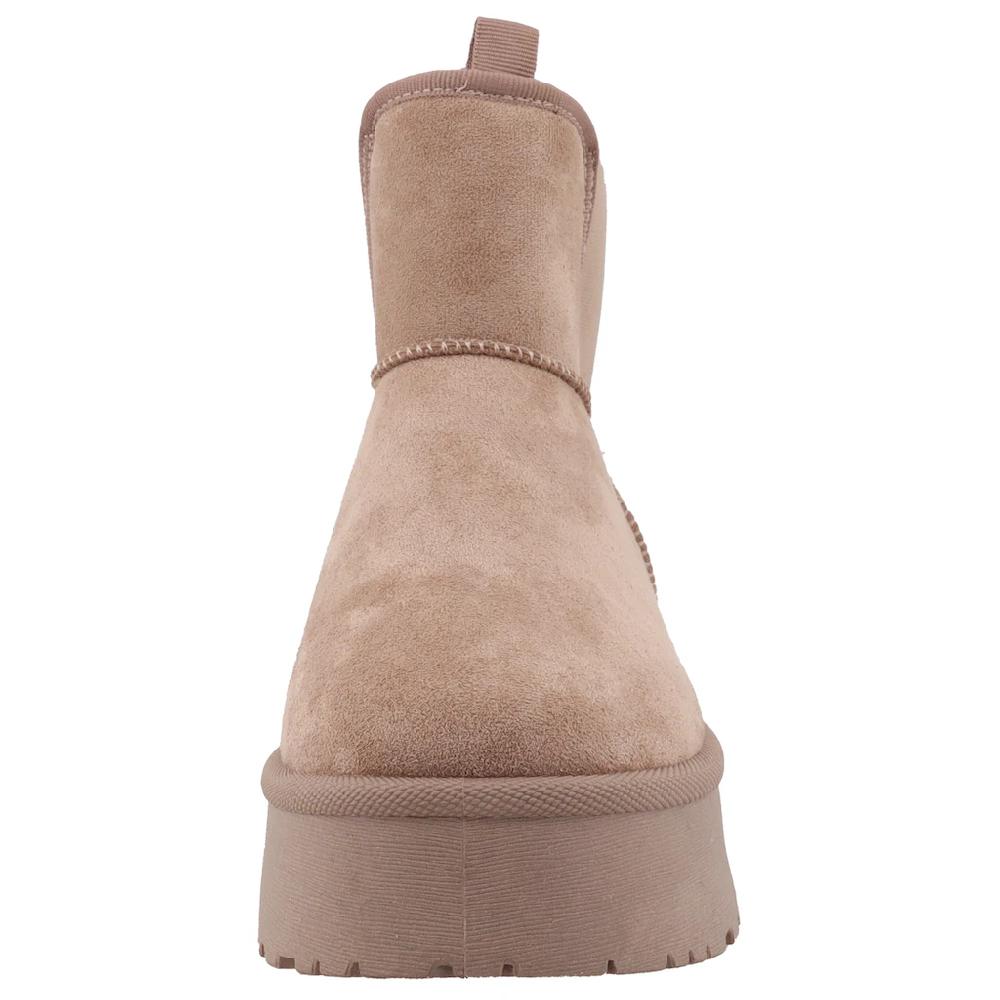 TOM TAILOR Winterboots Plateau Schlupfboots Hausschuh Mit Zwei Anziehlaschen ▷ Für