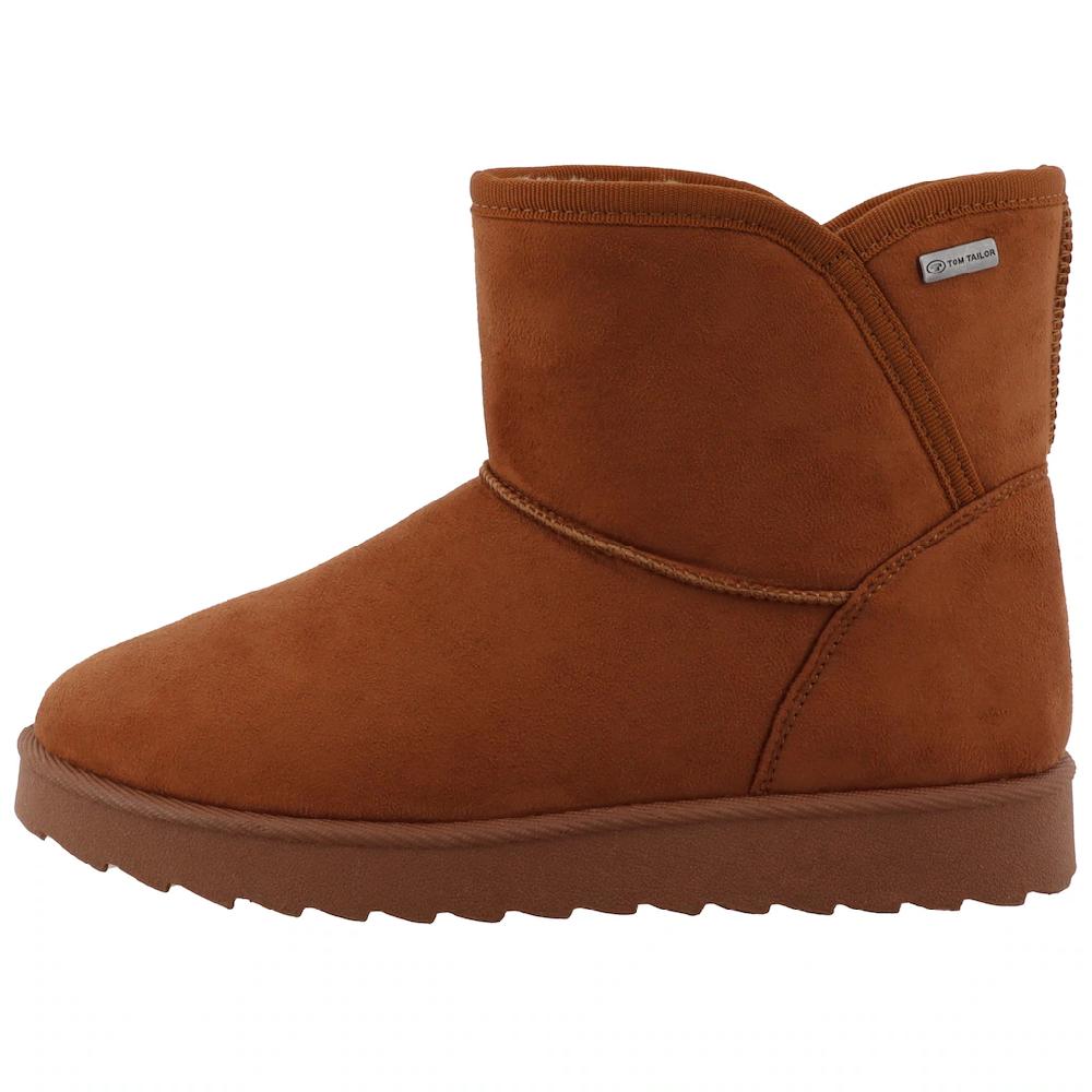 TOM TAILOR Winterboots Plateau Schlupfschuh Ankleboots Mit Ziernähte Kaufen
