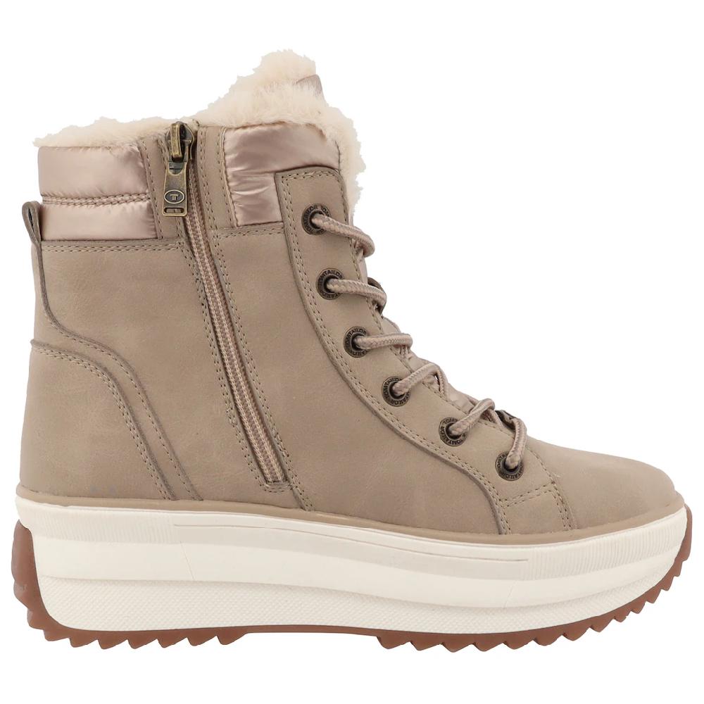 TOM TAILOR Winterboots Plateau Schnürboots Outdoorschuh In Bequemweite G (= Weit) Online Kaufen
