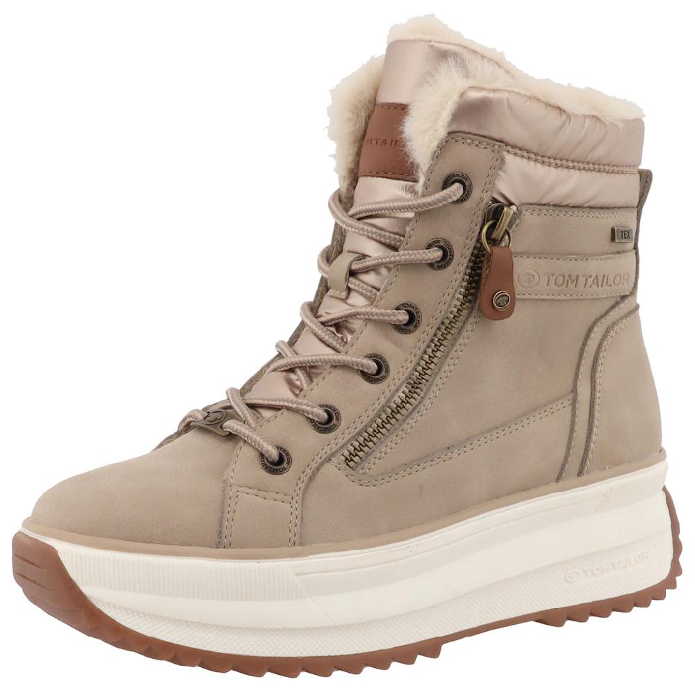 TOM TAILOR Winterboots Plateau Schnürboots Outdoorschuh in Bequemweite G (= weit) online kaufen