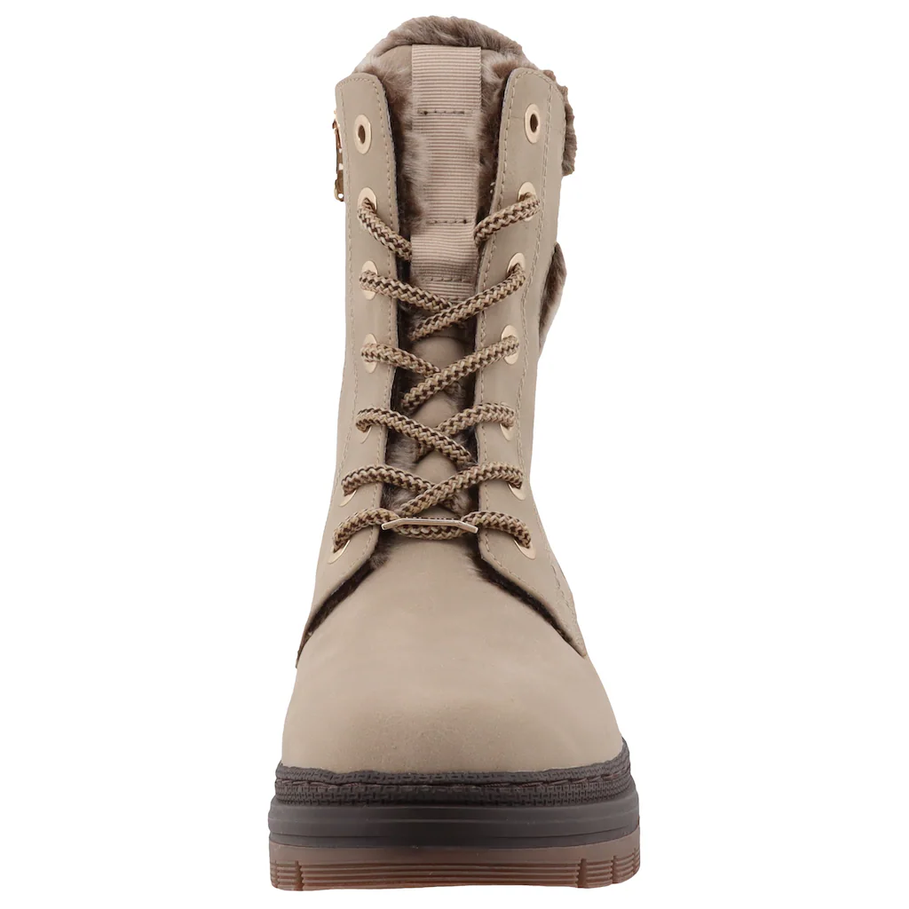 TOM TAILOR Winterboots Winterstiefelette Schnürboots Mit Innenreißverschluss Bequeme Form Online Kaufen
