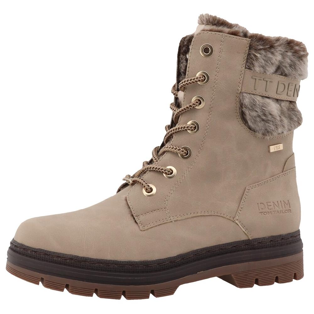 TOM TAILOR Winterboots Winterstiefelette Schnürboots mit Innenreißverschluss bequeme Form online kaufen