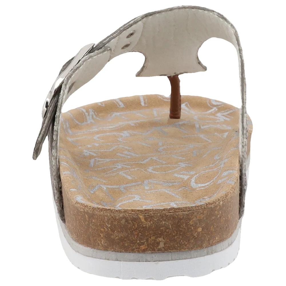 TOM TAILOR Zehentrenner Sommerschuh Dianette Flats In Leo Optik