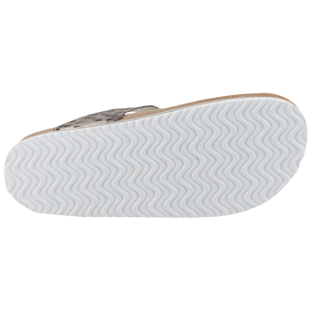 TOM TAILOR Zehentrenner Sommerschuh Dianette Flats In Leo Optik