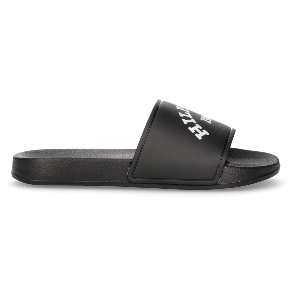 Tommy Hilfiger Badepantolette »LOGO POOL SLIDE« Sommerschuh Badeschuh Poolslides mit großem Markenaufdruck online kaufen