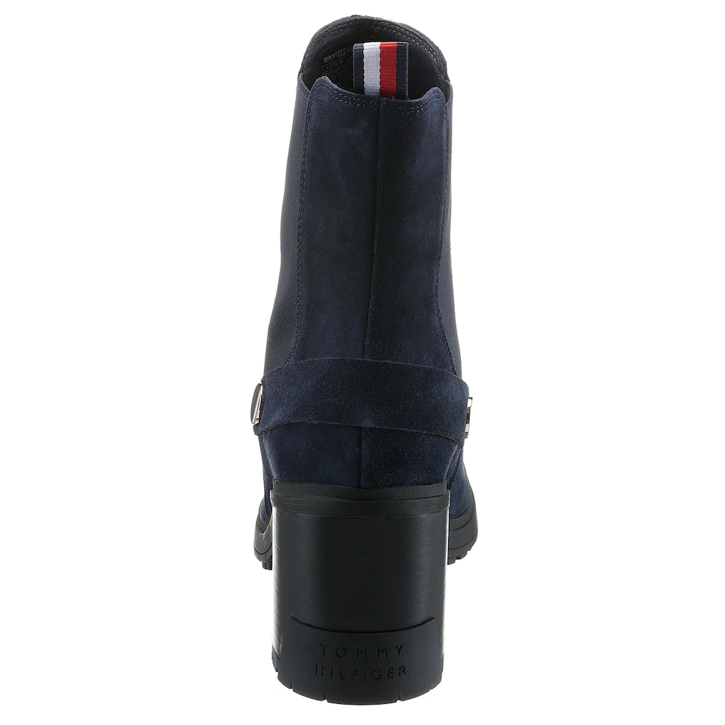 Tommy Hilfiger Chelseaboots »OUTDOOR HIGH HEEL BOOT« Mit Zierriegel Kaufen