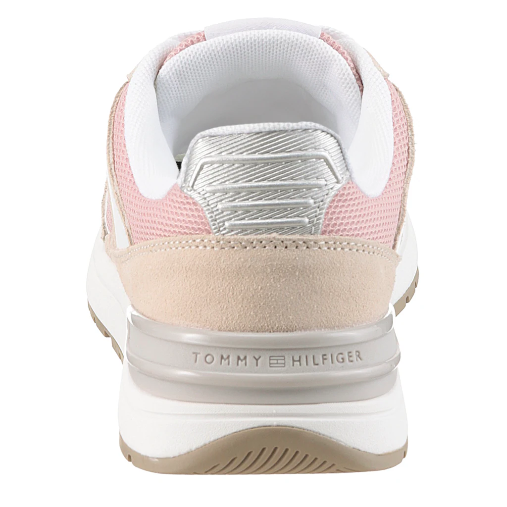 Tommy Hilfiger Keilsneaker »CASUAL FASHION RUNNER MIX« Freitzeitschuh Halbschuh Schnürschuh Im Kontrast-Look Online Bestellen