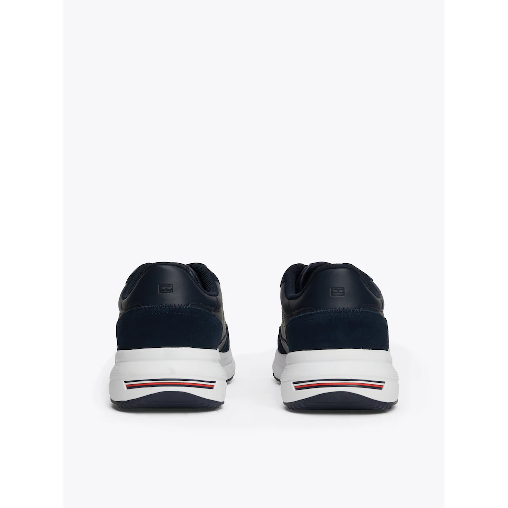Tommy Hilfiger Keilsneaker »FASTON LTH MIX« Freizeitschuh Schnürschuh Halbschuh Mit Gepolstertem Schaftrand Online Kaufen
