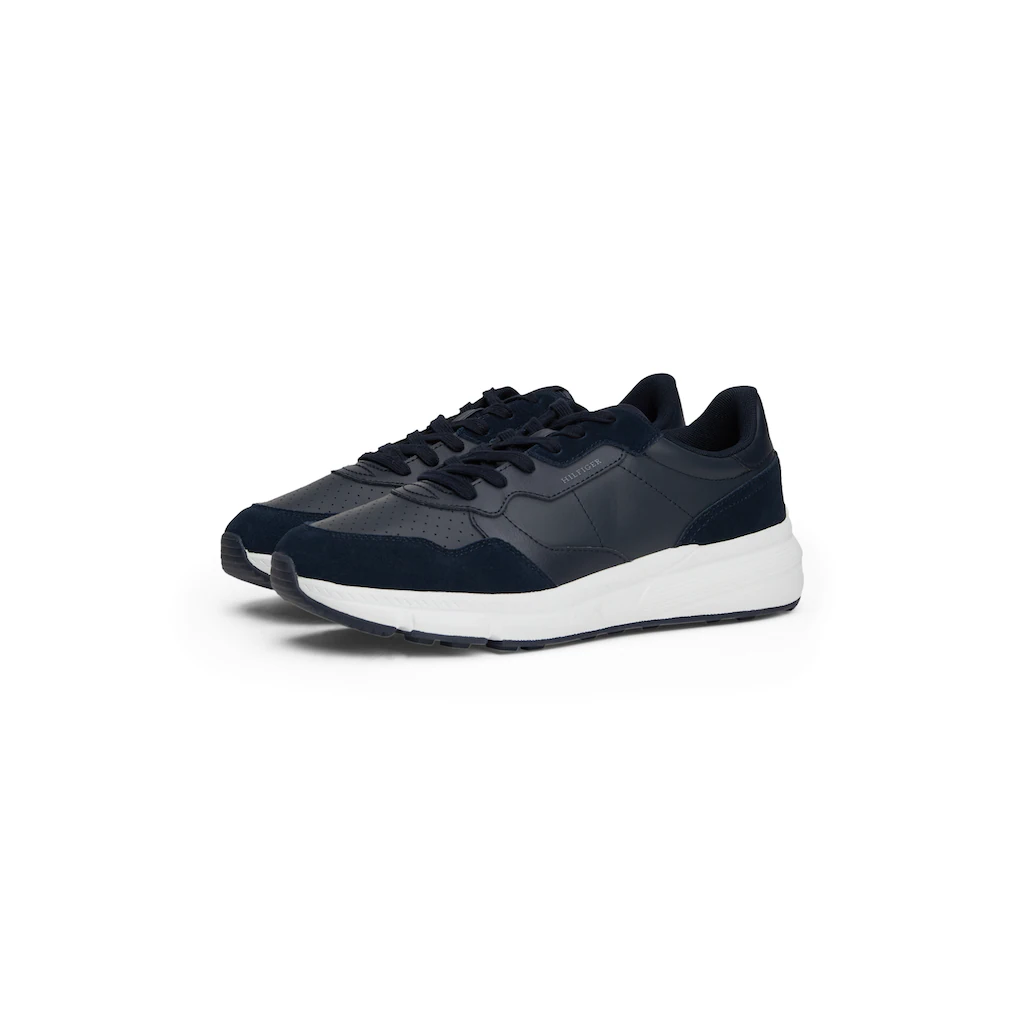 Tommy Hilfiger Keilsneaker »FASTON LTH MIX« Freizeitschuh Schnürschuh Halbschuh mit gepolstertem Schaftrand online kaufen