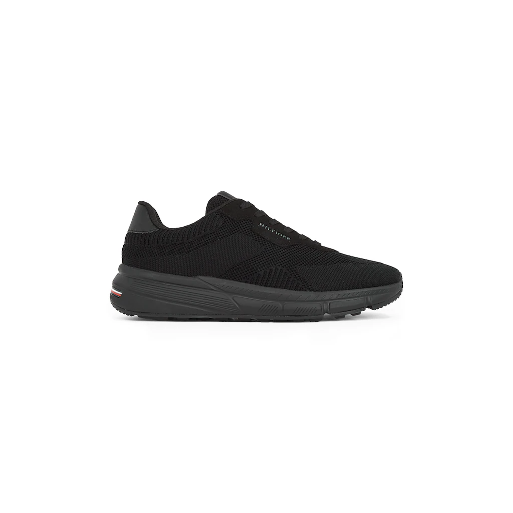Tommy Hilfiger Keilsneaker »LIGHTWEIGHT RWB KNIT« Freizeitschuh Halbschuh Schnürer Mit Kontrast-Logo Online Kaufen