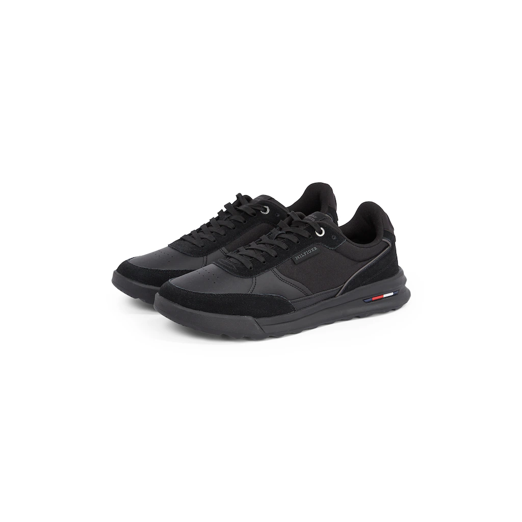 Tommy Hilfiger Keilsneaker »RETRO RUNNER MIX RWB« Freizeitschuh Halbschuh Schnürschuh Mit Gepolstertem Schaftrand Online Kaufen