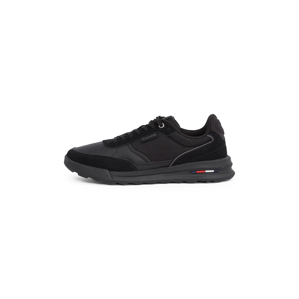 Tommy Hilfiger Keilsneaker »RETRO RUNNER MIX RWB« Freizeitschuh Halbschuh Schnürschuh mit gepolstertem Schaftrand online kaufen