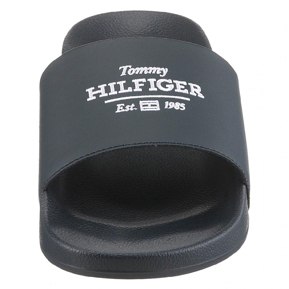 Tommy Hilfiger Pantolette »EMBROID HILFIGER 85 POOL SLIDE« Sommerschuh Schlappen Badeschuh Mit Logostickerei Online Kaufen