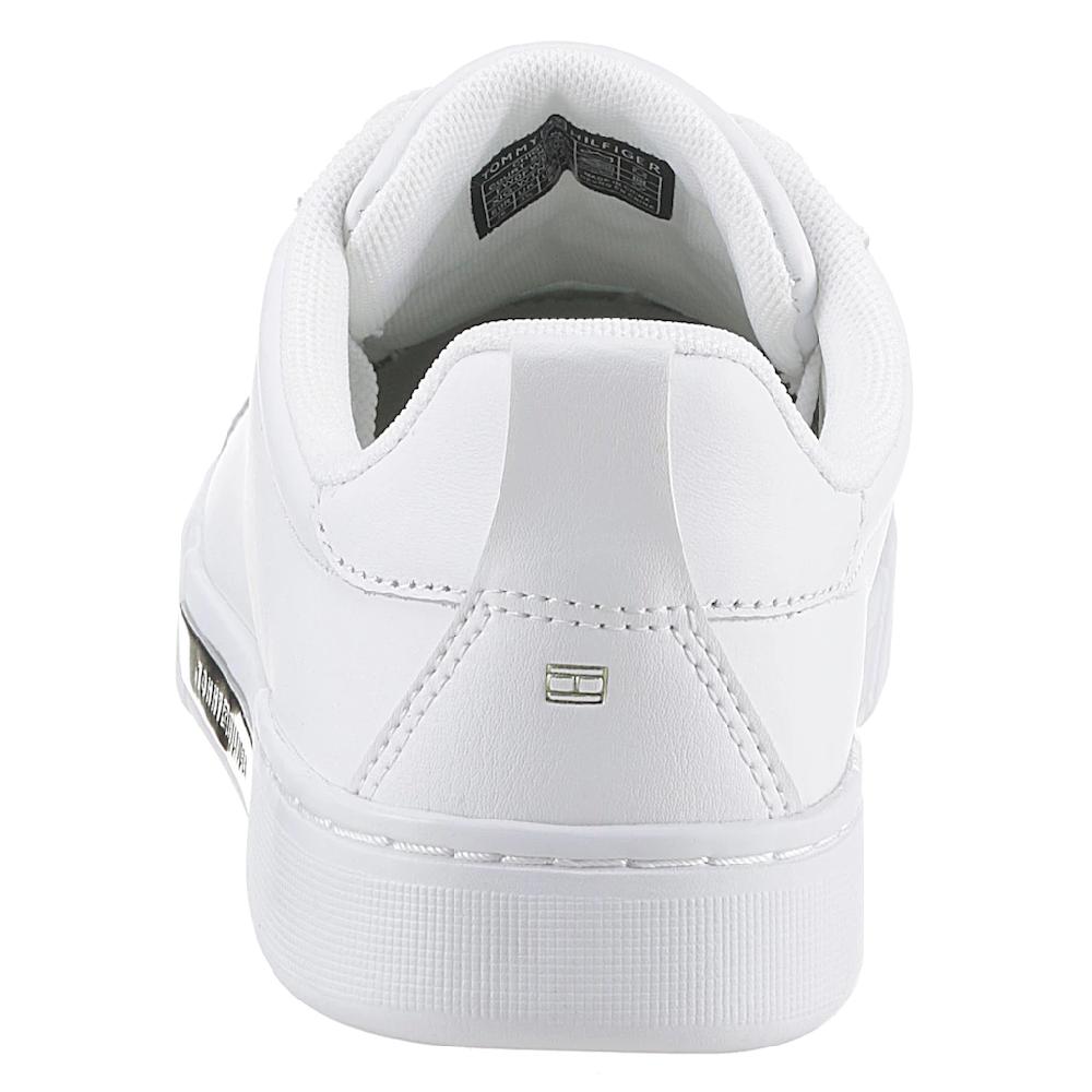 Tommy Hilfiger Plateausneaker »CHIQUE COURT SNEAKER« Mit Detail Im Plateau Freizeitschuh Halbschuh Schnürschuh Kaufen