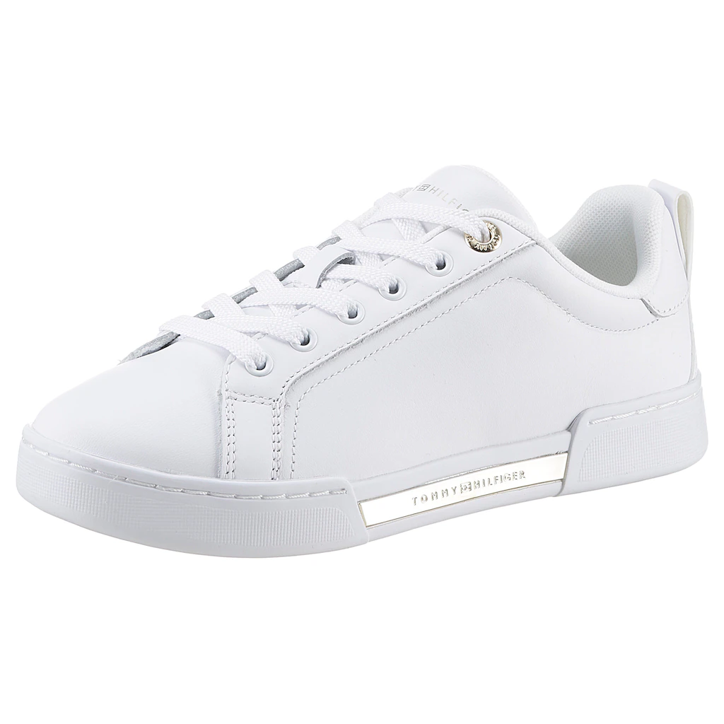 Tommy Hilfiger Plateausneaker »CHIQUE COURT SNEAKER« mit Detail im Plateau Freizeitschuh Halbschuh Schnürschuh kaufen