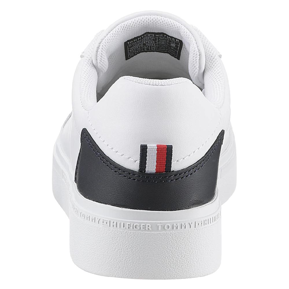 Tommy Hilfiger Plateausneaker »ELEVATED ESSENTIAL COURT SNEAKER« Mit Kontrastbesatz An Der Ferse Online Kaufen