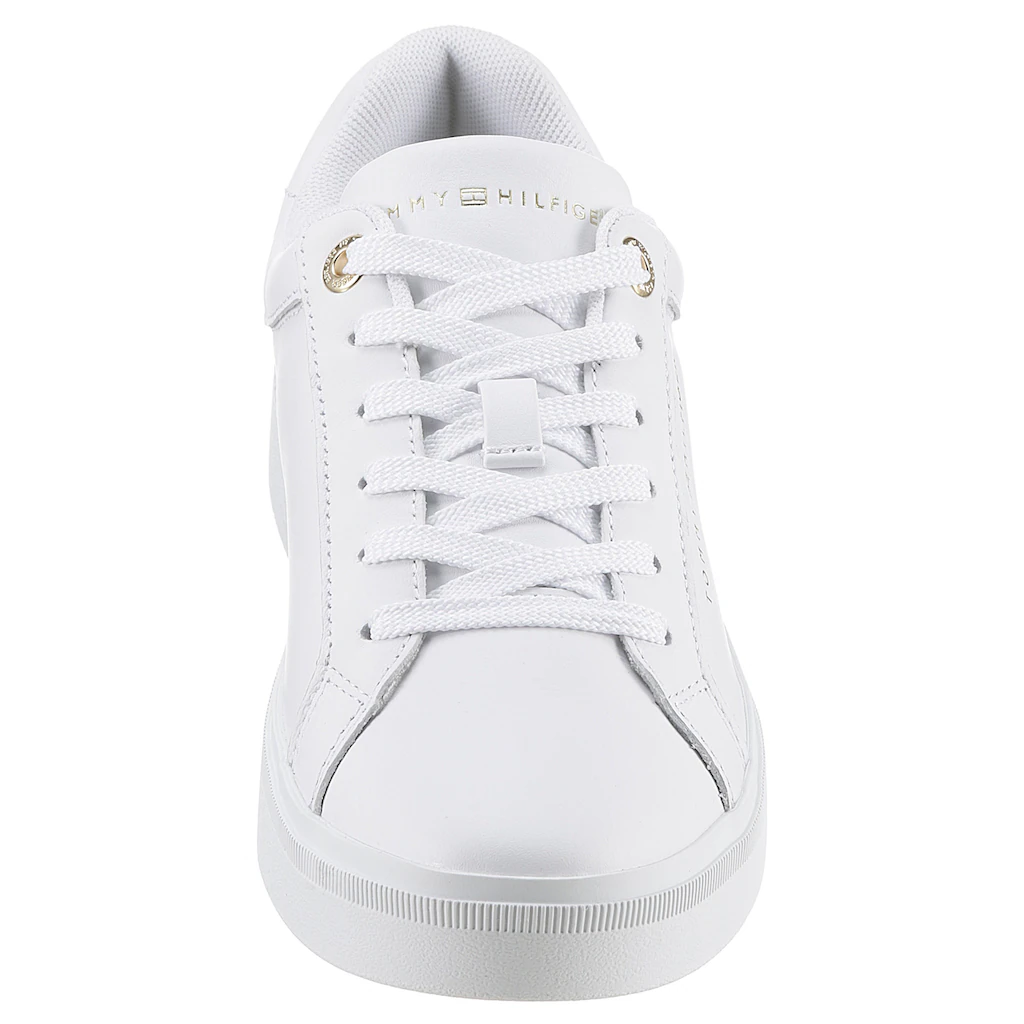 Tommy Hilfiger Plateausneaker »ELEVATED ESSENTIAL COURT SNEAKER« Mit Kontrastbesatz An Der Ferse Online Kaufen