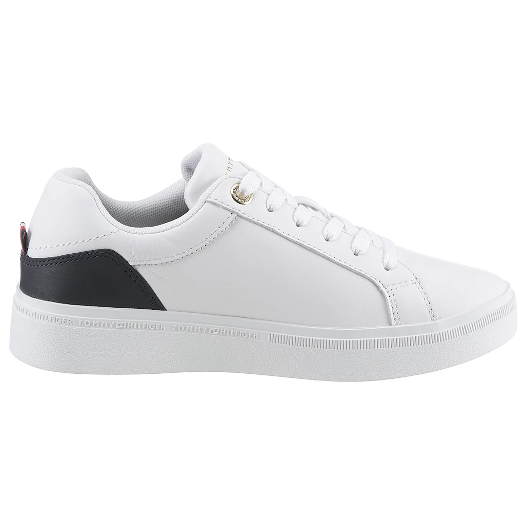 Tommy Hilfiger Plateausneaker »ELEVATED ESSENTIAL COURT SNEAKER« Mit Kontrastbesatz An Der Ferse Online Kaufen