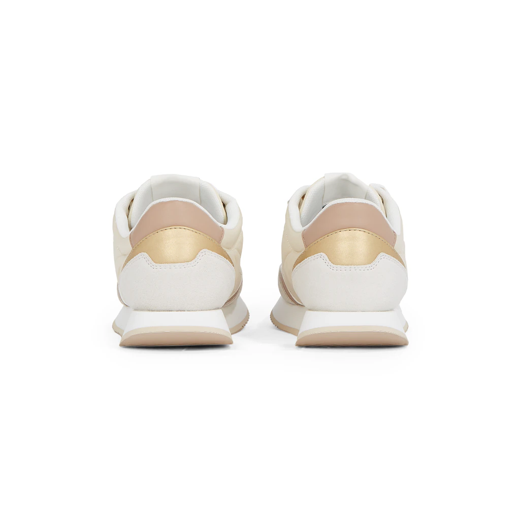 Tommy Hilfiger Plateausneaker »ESSENTIAL RUNNER« Freizeitschuh Halbschuh Schnürschuh Mit Kontrastbesätzen Online Bestellen