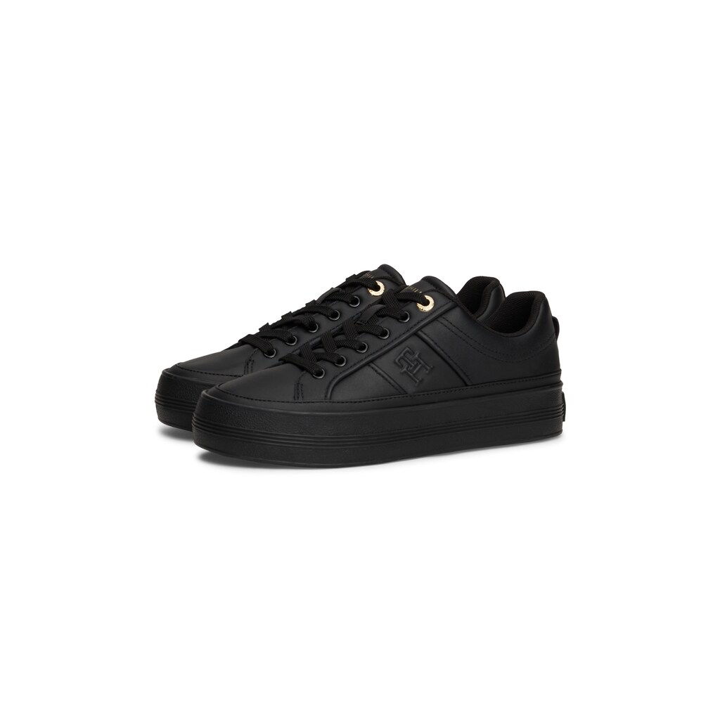 Tommy Hilfiger Plateausneaker »ESSENTIAL VULC SNEAKER MONOGRAM« Freizeitschuh Halbschuh Schnürschuh Mit Monogramm Online Bestellen
