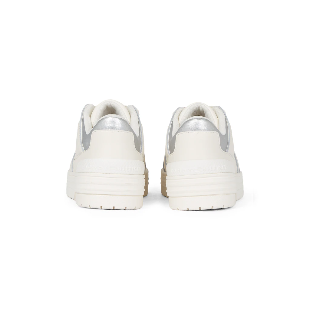 Tommy Hilfiger Plateausneaker »FEMININE BASKET SNEAKER« Schnürschuh Halbschuh Freizeitschuh Mit Gepolstertem Schaftrand Bestellen