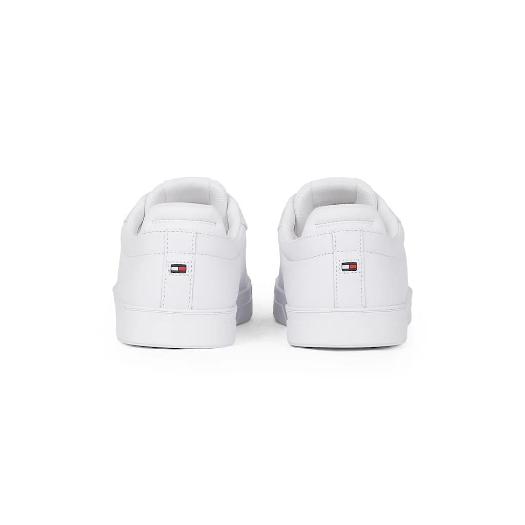 Tommy Hilfiger Plateausneaker »ICON COURT LTH FLAG ESS« Freizeitschuh Halbschuh Schnürschuh Mit Kleiner Logoflagge Online Kaufen