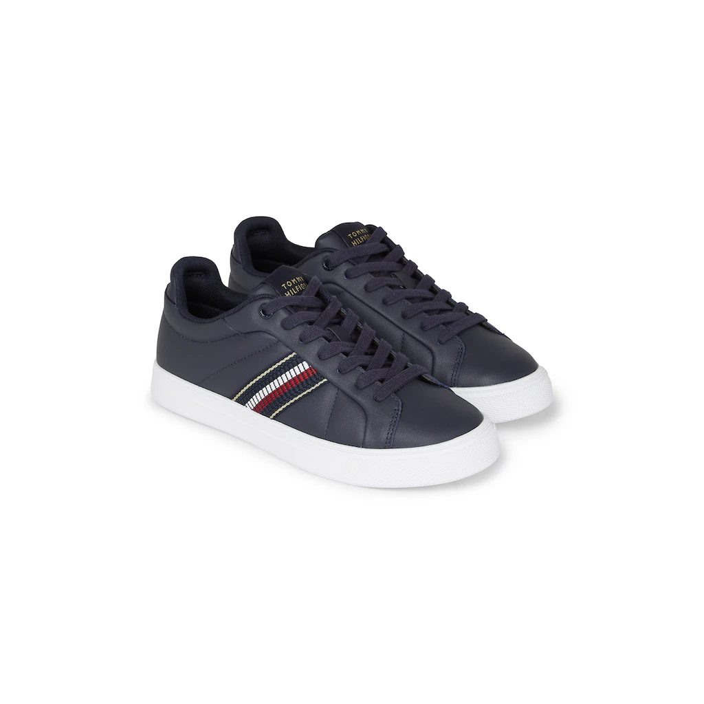 Tommy Hilfiger Plateausneaker »ICON COURT SNEAKERS STRIPES« Schnürschuh Freizeitschuh Halbschuh Mit Tommy-Streifen Online Bestellen