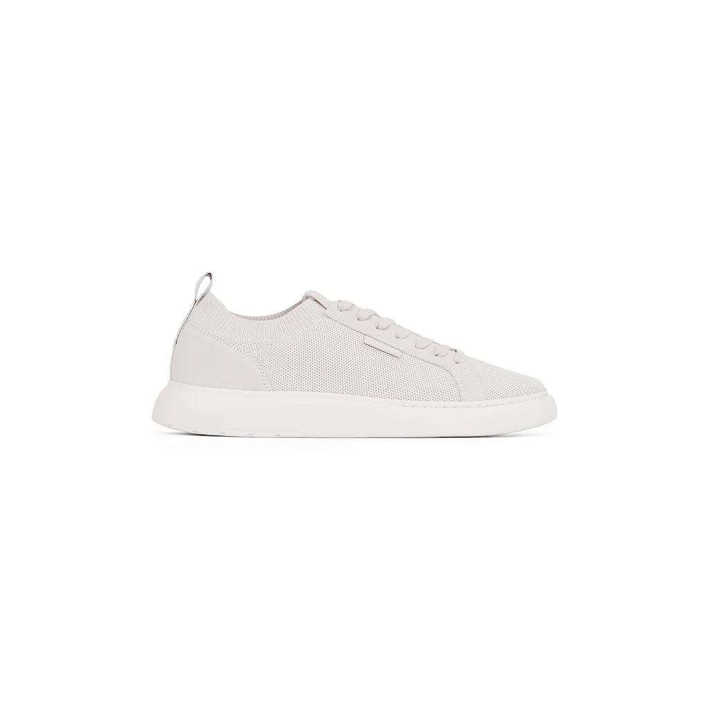 Tommy Hilfiger Plateausneaker »LIGHT CUPSOLE KNIT SEASONAL« Freizeitschuh Halbschuh Schnürschuh Mit Logoschriftzug