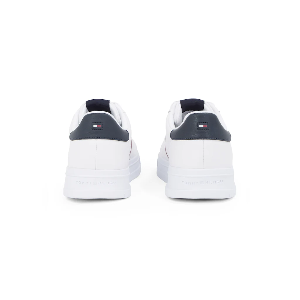 Tommy Hilfiger Plateausneaker »MODERN CUPSOLE STRIPES LTH« Freizeitschuh Halbschuh Schnürer Mit Seitlichen Streifen