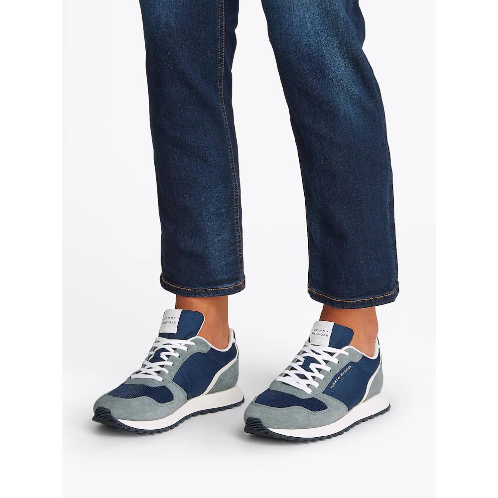 Tommy Hilfiger Plateausneaker »NEW RUNNER EVA MIX« Freizeitschuh Halbschuh Schnürschuh Mit Kontrastbesätzen Online Bestellen