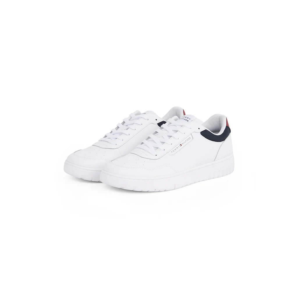 Tommy Hilfiger Plateausneaker »TH BASKET CORE LITE LTH« Freitzeitschuh Schnürschuh Halbschuh mit gepolstertem Schaftrand kaufen