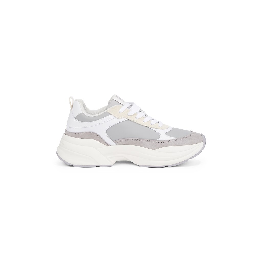 Tommy Hilfiger Plateausneaker »TH CHUNKY FEMININE RUNNER« Freizeitschuh Halbschuh Schnürschuh Mit TH-Logoemblem Online Bestellen